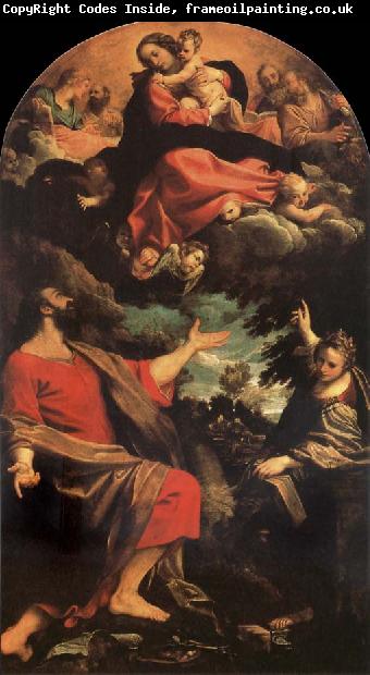Guido Reni The Madonna of the snow with the Holy Lucia and Maria Mary magdalene